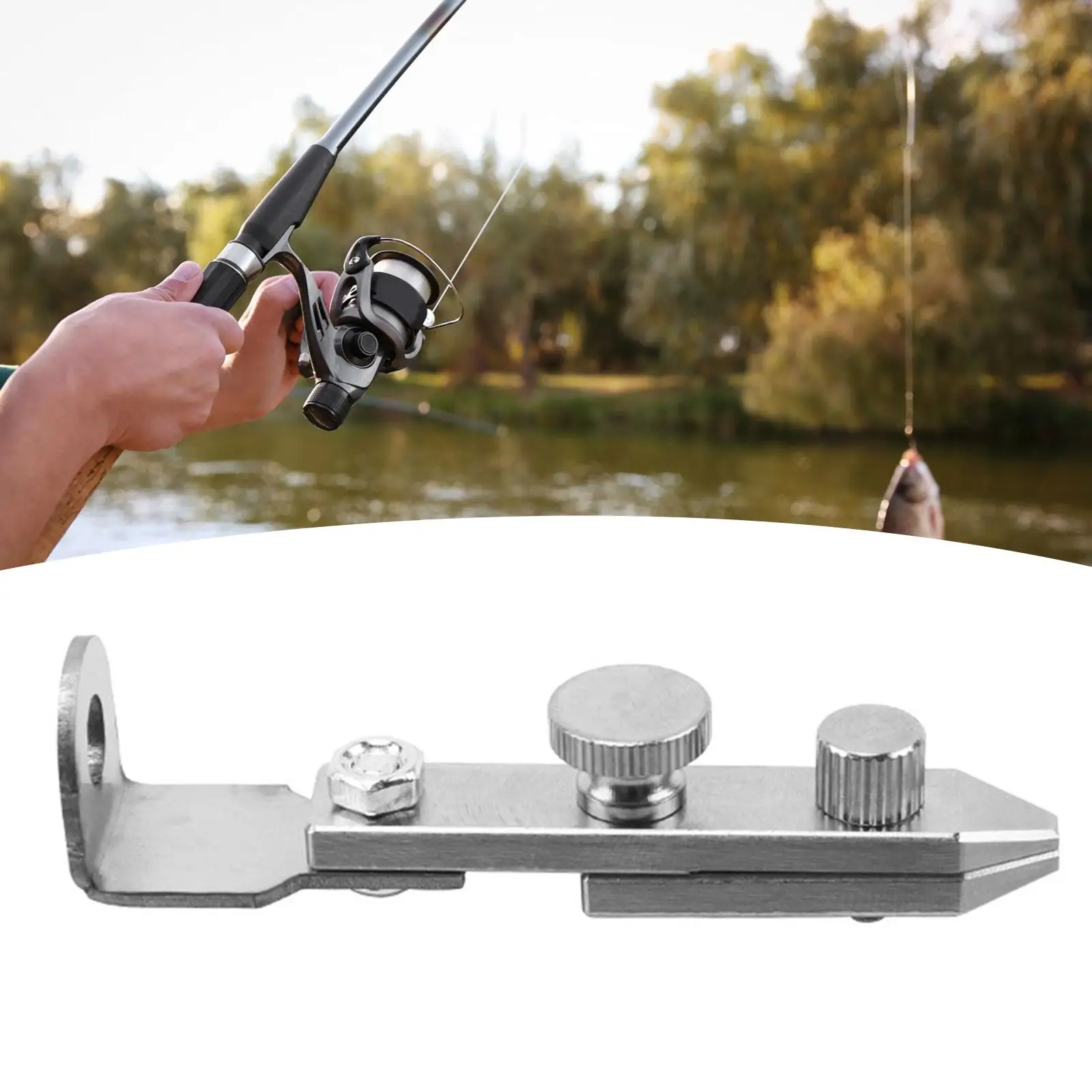 

Fishing Line Knotter Manual Durable Portable Metal Binding Device Supplies Fishing Hook Tying for Coarse Fishing Carp Fishing