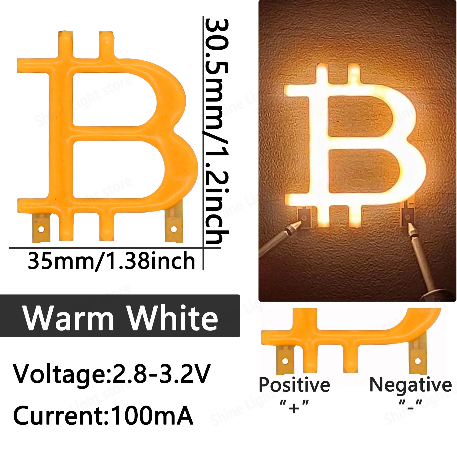 New LED COB Bitcoin Flash Candles Edison 3V LED Color Filament Diode Big  reindeer head Letter Decoration Light Bulb Santa Claus - AliExpress