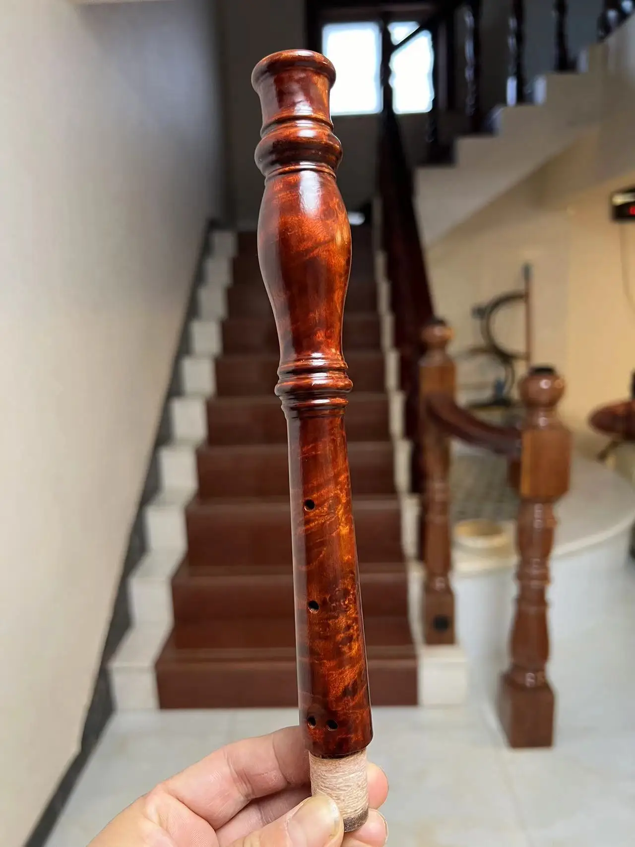 Professional Baroque style Oboe A-415HZ, Hard wood of bird's eye
