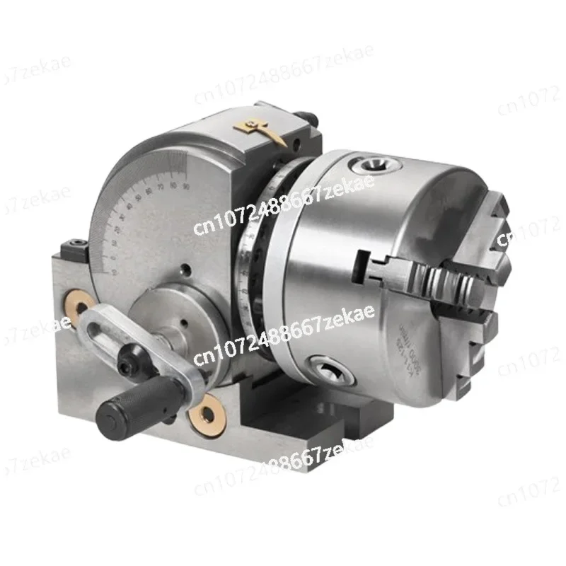 

6 Inch Universal Indexing Plate Rotary Table 125 Three-Jaw Chuck Milling Machine Indexing Head Vertical And Horizontal Indexer