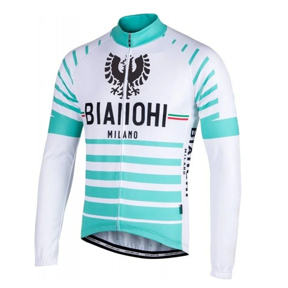 Men's Winter Jacket Maglia Ciclismo New Winter Long Sleeve Jersey Bi An Qi Replicate Style
