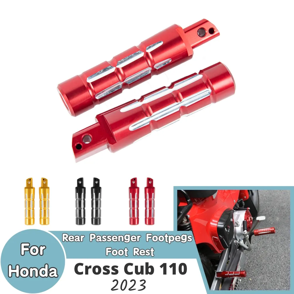 

CC110 аксессуары для мотоциклов задние Пассажирские подножки для Honda Cross Cub 110 2023 Задние подножки
