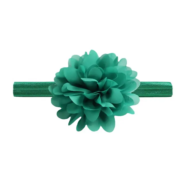 18 Fasce Fiore Per Neonato - In Chiffon Morbido, Circonferenza 30cm, Accessori Capelli - Foto 4
