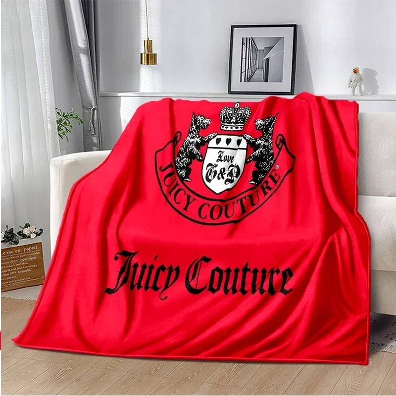 3D Print Fashion J-juicy-couture flannel Blanket Soft Comfortable  Home Decorate Bedroom Living Room Sofa Beds s 4