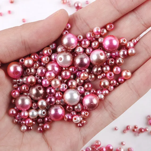 3-10mm Multi size Gradient Mermaid Pearls Round Beads For DIY Craft  Scrapbook Decoration 4