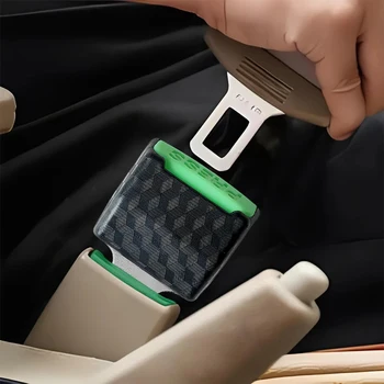 2 Pezzi Estensore Regolabile per Cintura di Sicurezza Auto, Clip di Prolunga per Fibbia della Cintura