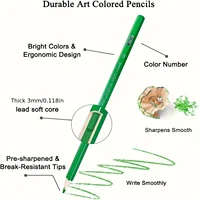 50/72-Piece Colored Pencil Set with Canvas Roll-Up Case - Perfect for Student Adult Coloring, Drawing, Sketching, and Crafting 4