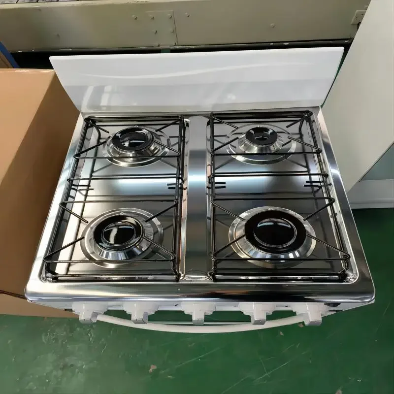 4 Burner Stove with Gas Oven with Pizza Oven Restaurant Cabinet Kitchen Engineering Combination Electric Table Stove Oven 5