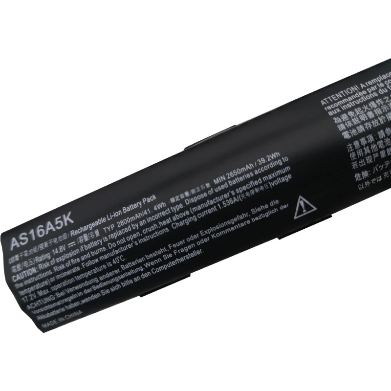 Acer Aspire Notebook Bateria do Portátil 2800mah As16a5k As16a7k As16a8k As16a8k e5 575 59qb 575 575g 53vg E15 475g 774g - Imagem 3