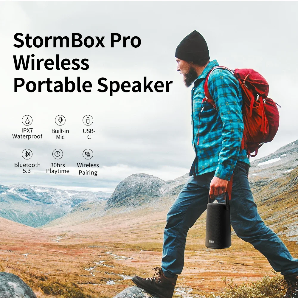 Bluetooth Speaker Tribit StormBox Pro Portable Waterproof