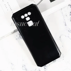 Oukitel K15 Plus Ring Holder Silicone Phone Case - Soft TPU Cover for Oukitel K15 Pro (Black TPU Case)