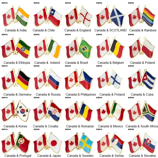 Crossed Flag Pins Rainbow-Syria Flags