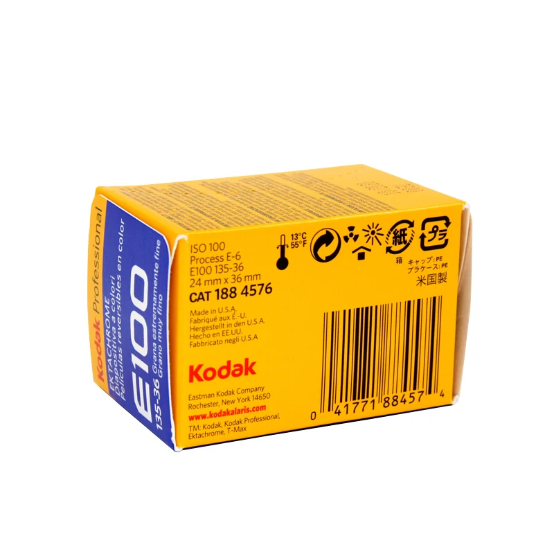 カラーポジフィルム Kodak E100 36枚【24年12月期限】 Kodak e100 135カラーポジティブフィルムektachrome 135 36per