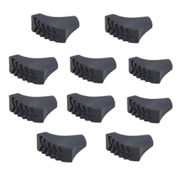 Nordic Walking Pole Rubber Tip Protectors - 10 Pack (10PCS)