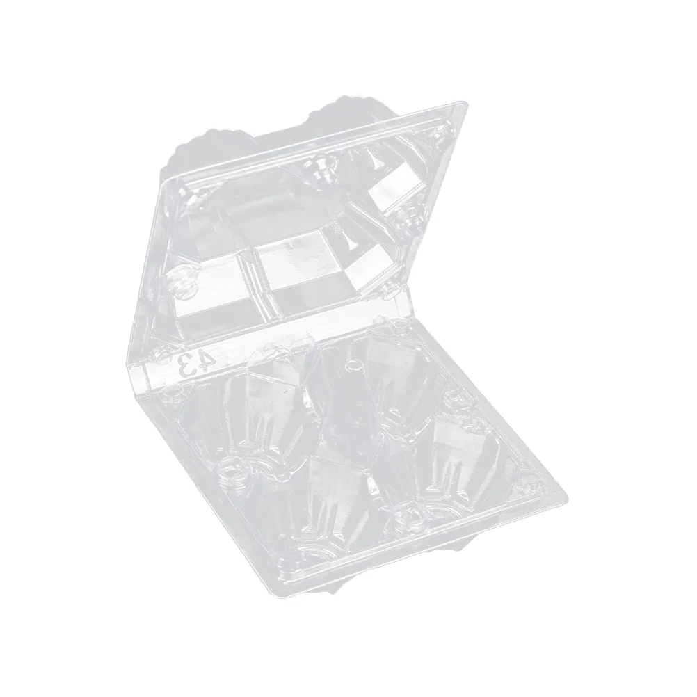 

30pcs Egg Storage Box 4 Grids Eggs Holder Portable Egg Trays Egg Container Refrigerator Crisper Egg Protection Box for Picnic