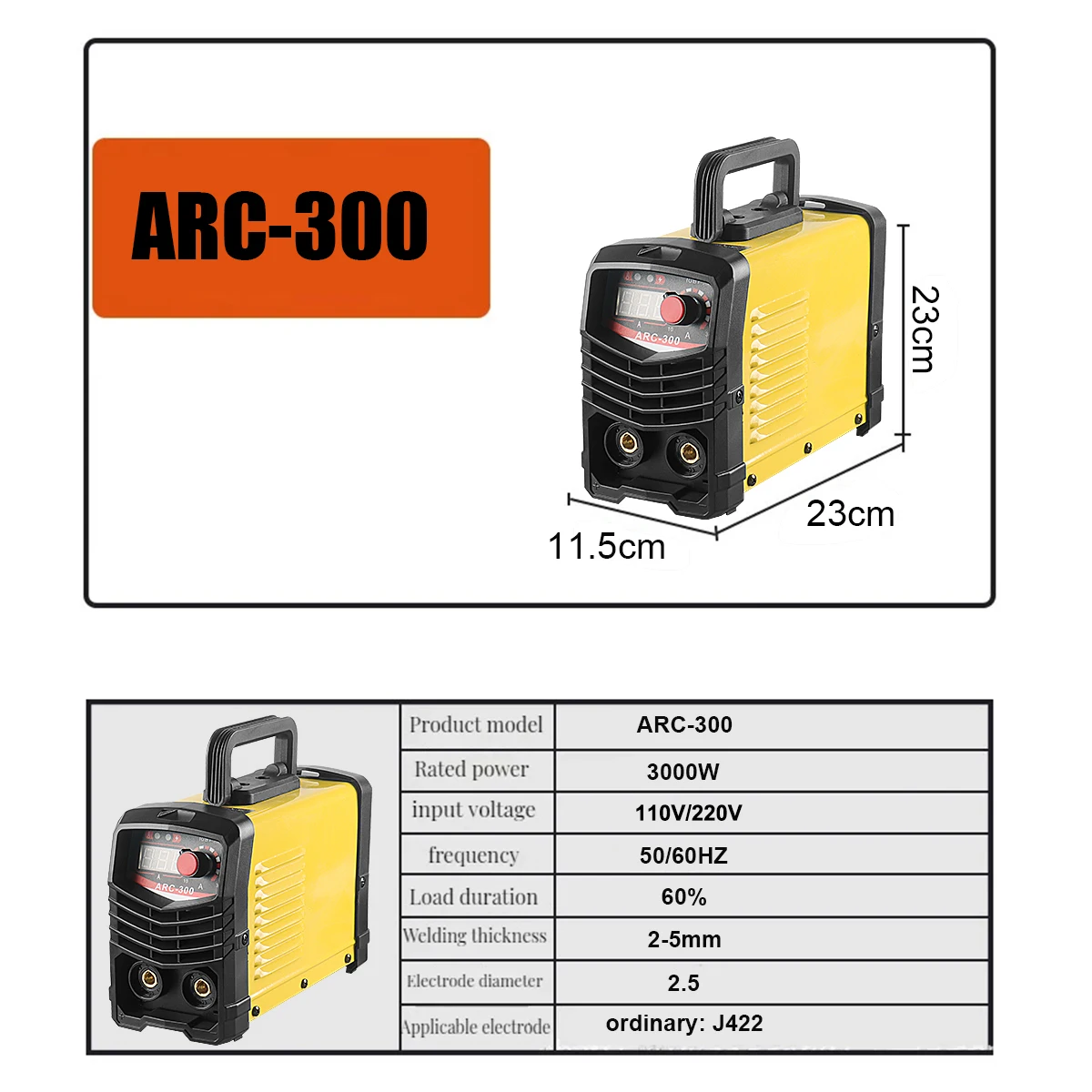 WOZOBUY  DC Inverter ARC Welder 110V/220V MMA IGBT Portable Welding Machine High Quality for Home Beginner Welding Work 2