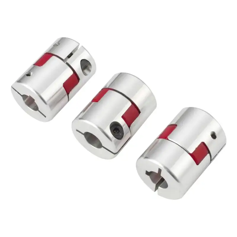 Two-Jaw Coupler D20 L25 Aluminum Plum Flexible Shaft BW Coupling NEMA17 Motor Connector Solid Rubber Pad 4/5/6/ 6.35/ 8/10mm image 4