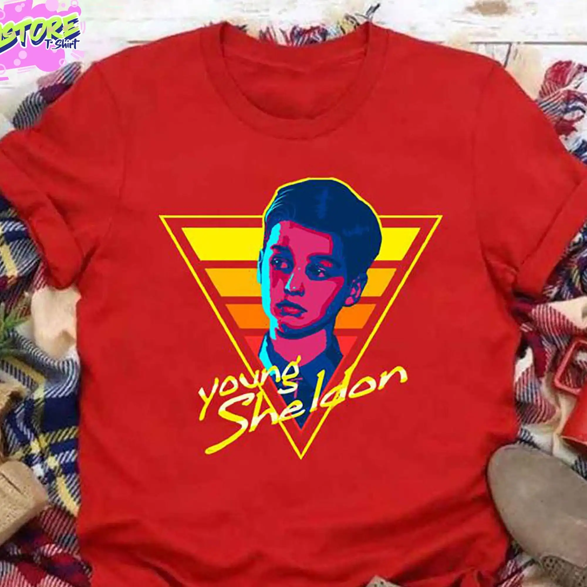 Maglietta Con Design A Triangolo Young Owen Armitage Cooper Fan Missy Billy Sparks Dr John