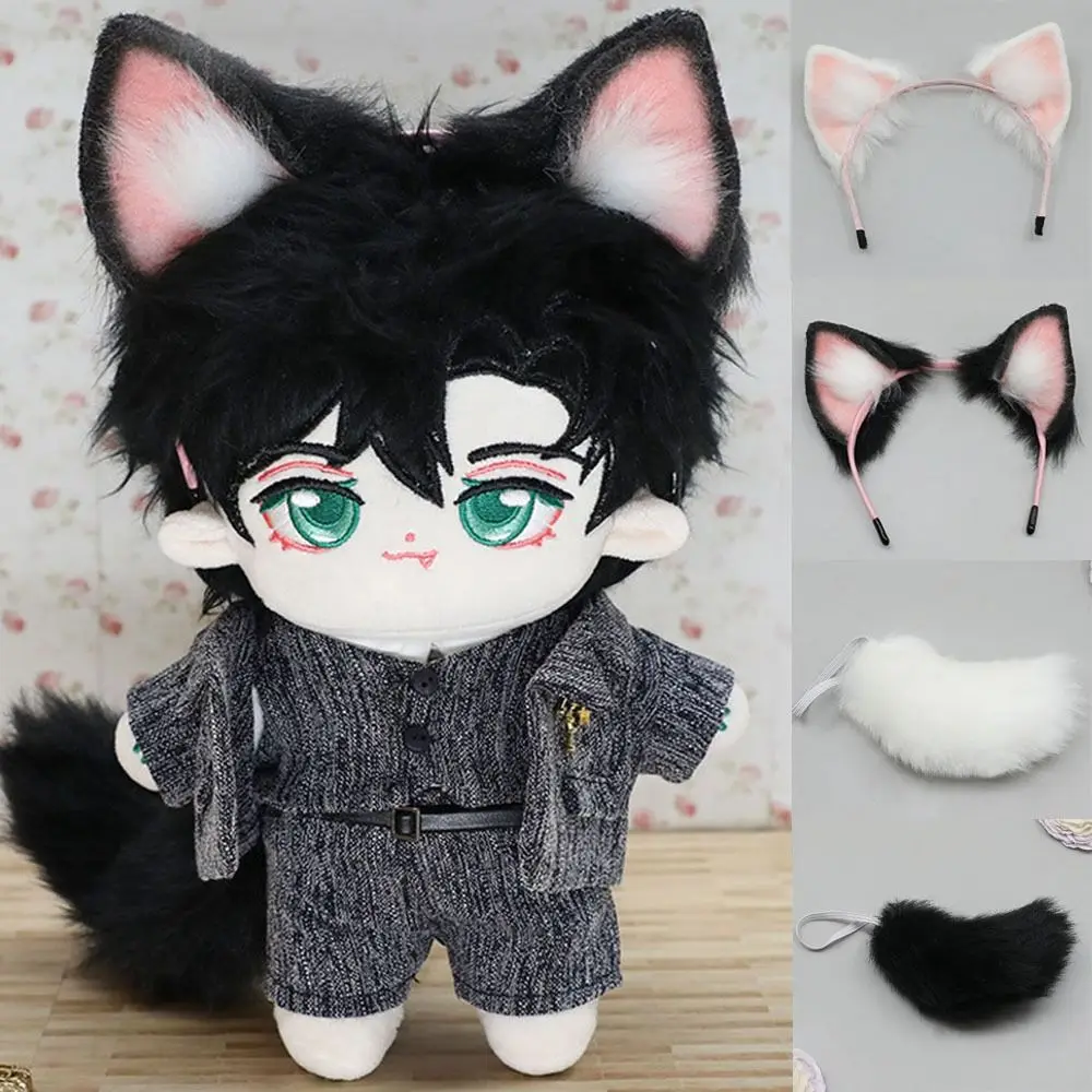 

Аксессуары для волос, милая повязка на голову, новинка, милая, 4 стиля, искусственная плюшевая кукла, одежда 20 см, хлопковая кукла