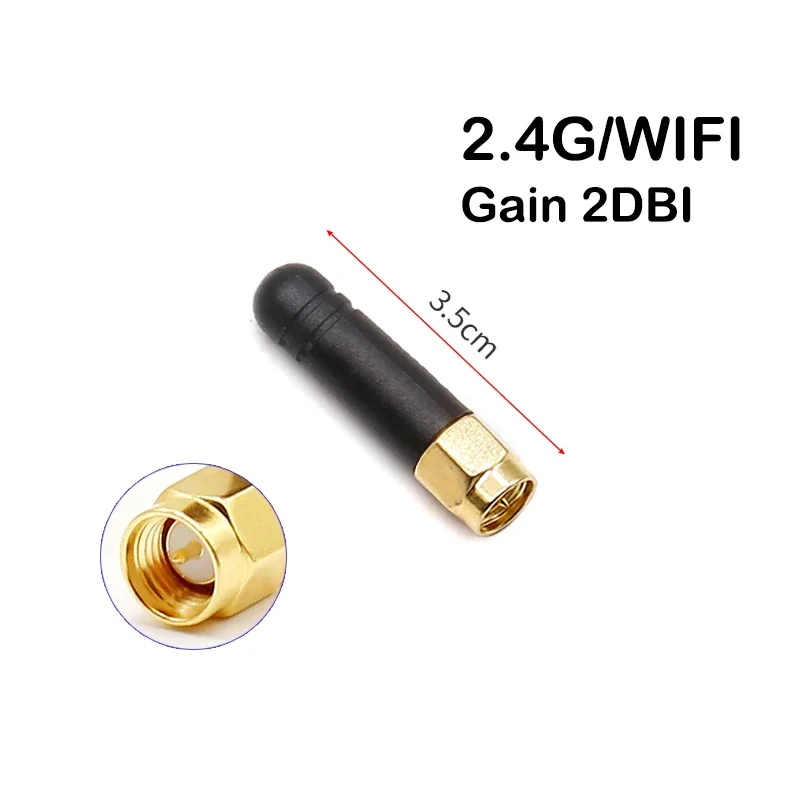 1pcs 2.4G WiFi Antenna Bluetooth ZigBee Signal Booster 4dbi External High Gain A