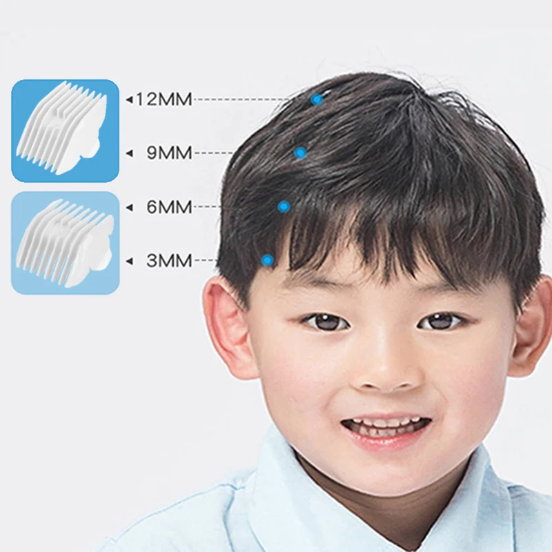 Baby Hair Clipper Electric Rechargeable Kids Hair Trimmer Children Grooming Blade Waterproof Haircut Machine