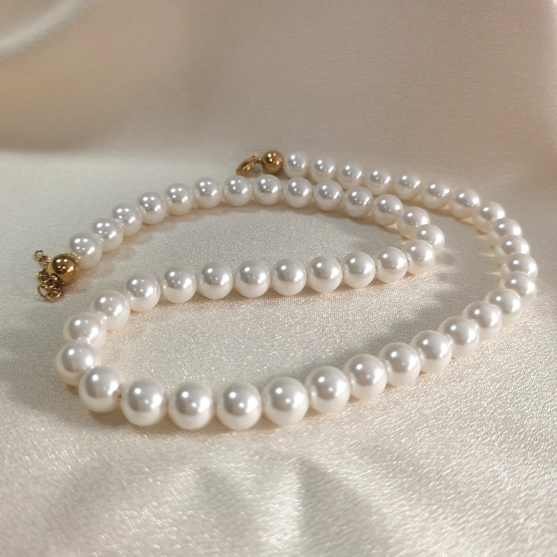 

Offers And Liquidation With Free Shipping Imitation Pearl Beads Chains Necklace