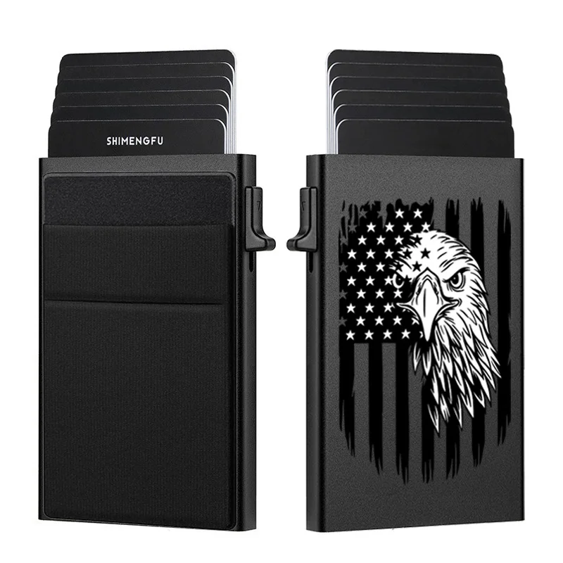 Slim Mini Wallet for Men Anti-RFID Credit Card Holder Magic Brand Design SHIMENGFU