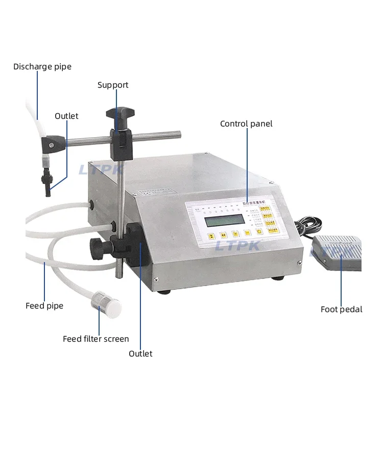 GFK-160 Liquid Automatic CNC Filling Machine Small Quantitative Filling Machine Mineral Water Dispenser