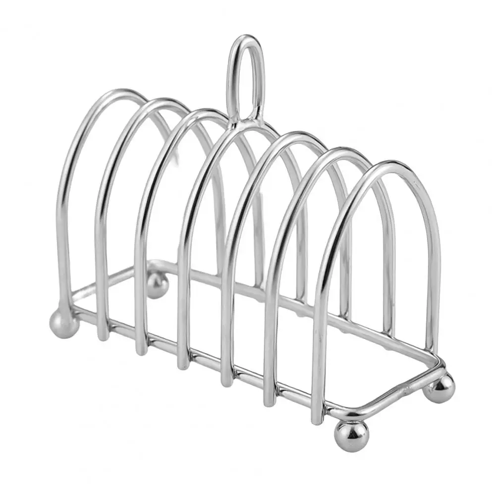 Bread loaf stand practical toast bread stand reusable rust-proof multiple slice capacity toast rack holder home