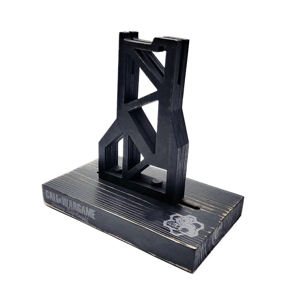 Tactical Wood Display Rifle Stand Gun Rack Holder Bench AR15 Rest Stand