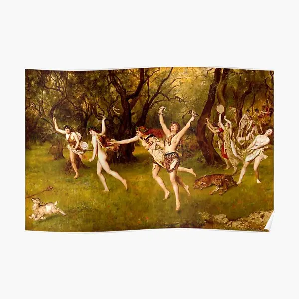

The Maenads By John Collier Poster Room Art Print Decoration Funny Painting Wall Mural Modern Picture Vintage Home No Frame
