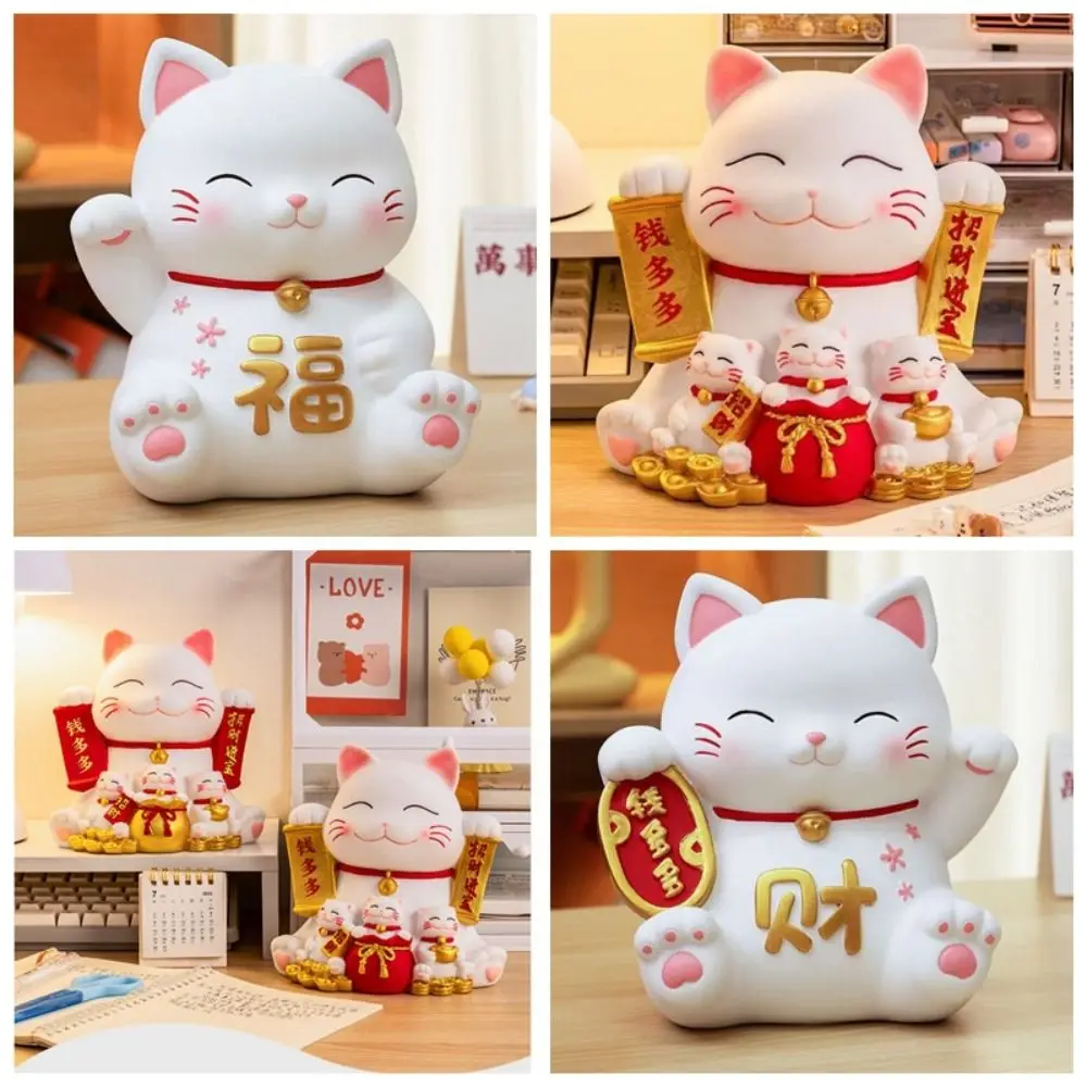 Savings Tank Lucky Cat Piggy Bank Good Symbolism Openable New Year Saving Box Decorative Cartoon Cartoon Money Boxes Kid Toy
