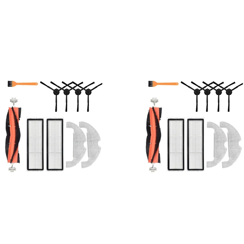 2X Kit Di Parti Di Ricambio Per Xiaomi Mi Robot Vacuum-Mop 2 Ultra Stytj05Zhm Robot Aspirapolvere