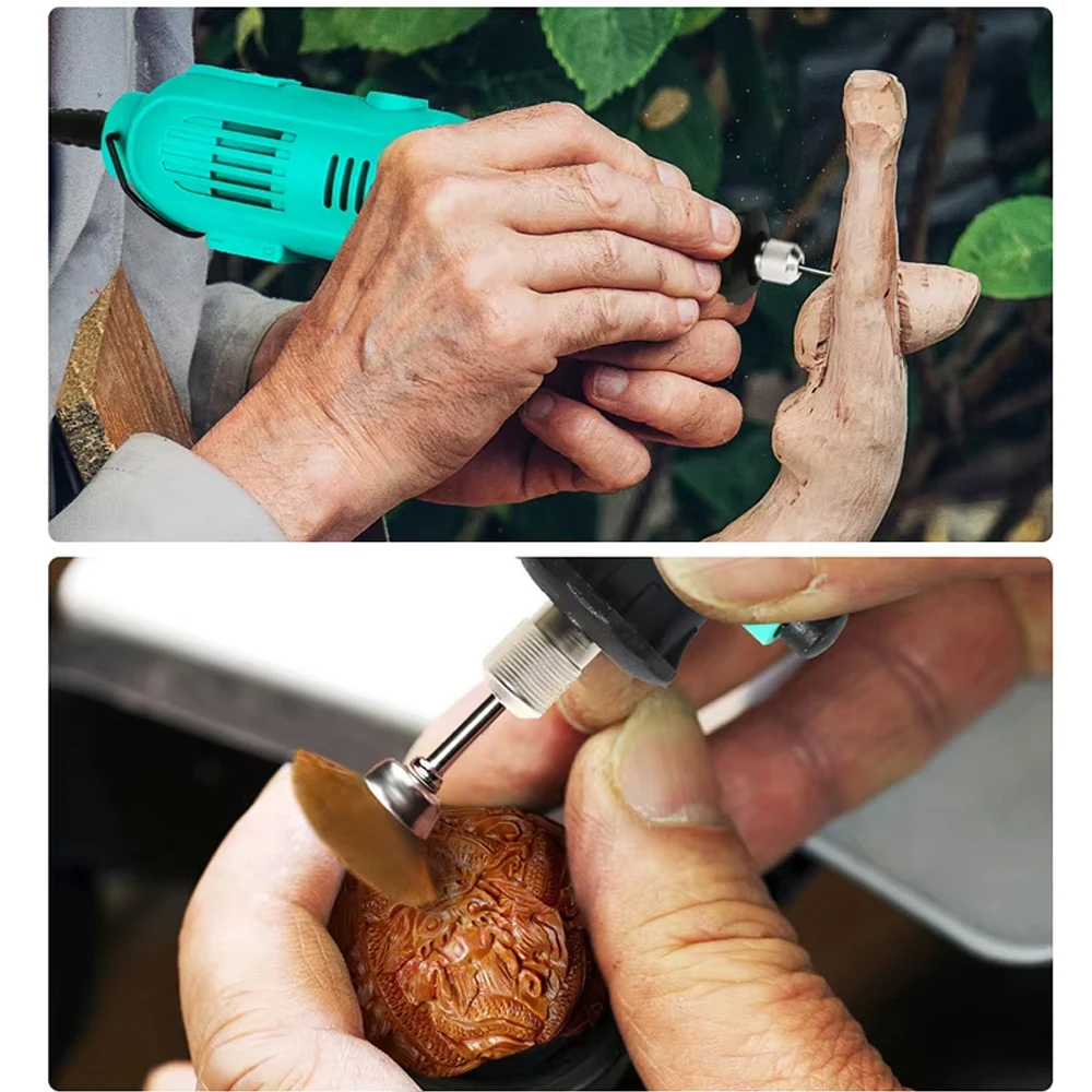 Electric Mini Drill Grinder Engraver Polisher 110V/220V Mini Rotary Tool with Dremel Accessories Variable Speed Power Tool 4