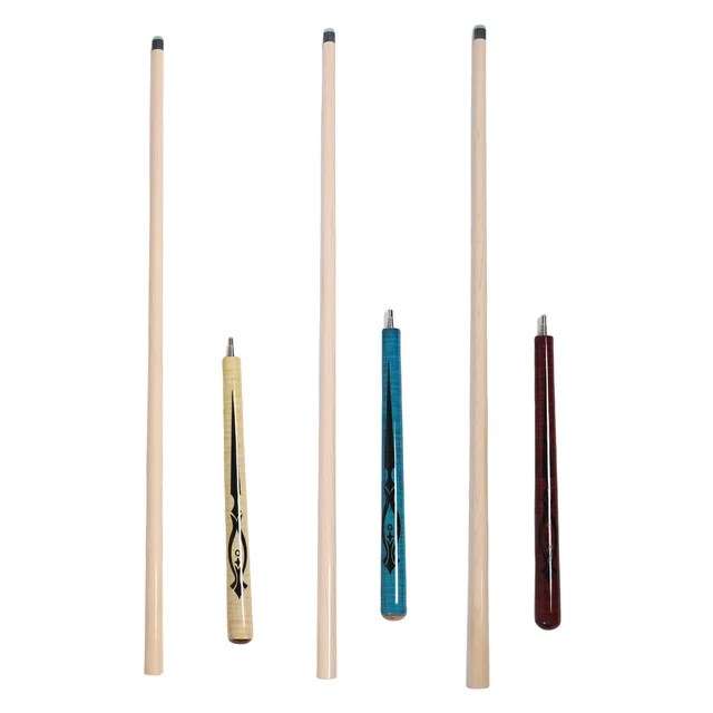 Jump Break Pool Cue Stick Maple Wood 13mm Tip 1.05m Billiard Cue for Practices Performances Wooden Jump Break Cue Jump Break Cue 1