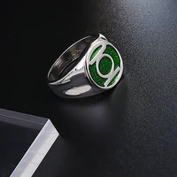 Catuni Movie Green Fashion Lantern Ring Jewelry Gifts Accessories for Man Fans Party 2