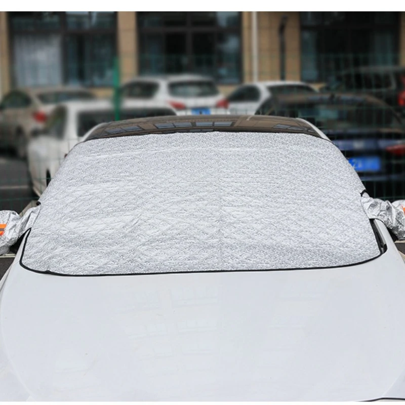 Car Front Window Screen Cover Auto Sun Cover Car Windshield Shade Dust Protector Anti Magnetic Attraction Windscreen Cove windshield sunshade car sunshade windshield sun shade car cover