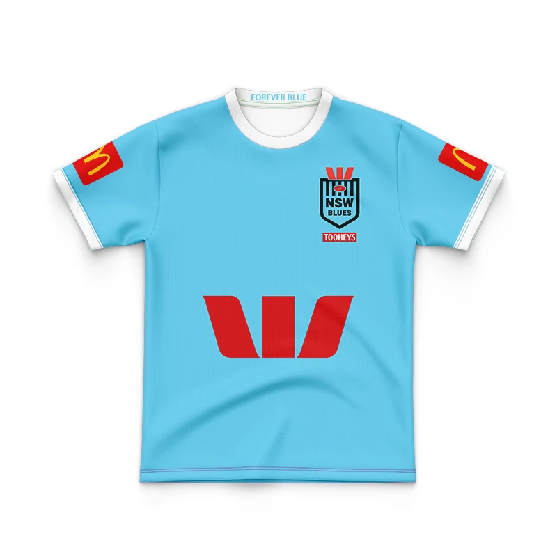 2024 New Kids South Wales/Langhorton/Local/Visitante/Local/Rugby tradicional (nombre y número personalizados)