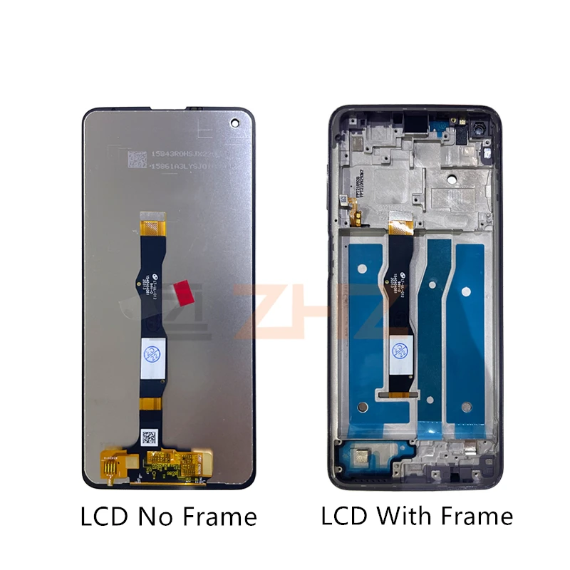 Motorola Moto G Power 2021 LCD 디스플레이 터치 스크린 디지타이저 어셈블리 (프레임 교체 수리 부품 포함) 6.6