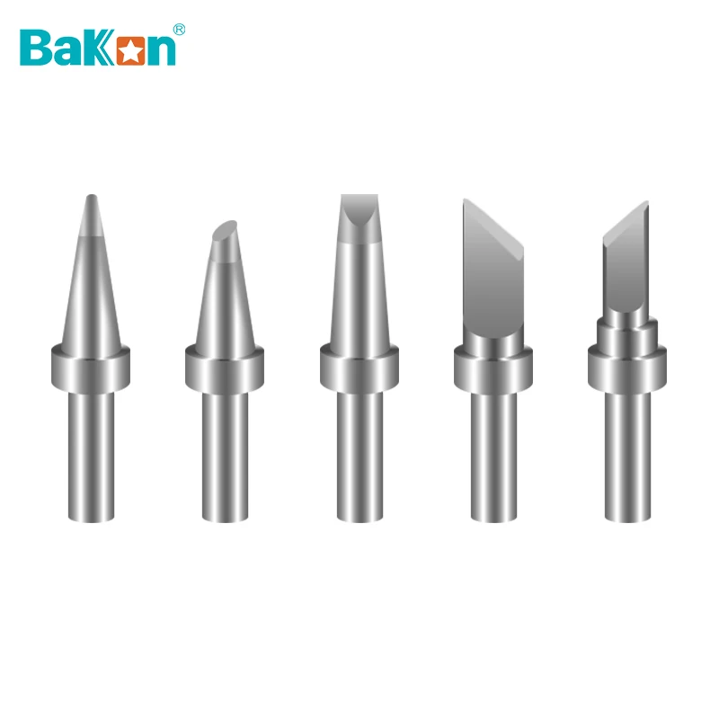 

Bakon BK500M Soldering Tip For BK3300s Lead Free Welding Iron Head Welder Tips K/SK/LK/B/2B/4C/5C/0.8D/1.2D/1.6D/2.4D/3.2D/4.2D