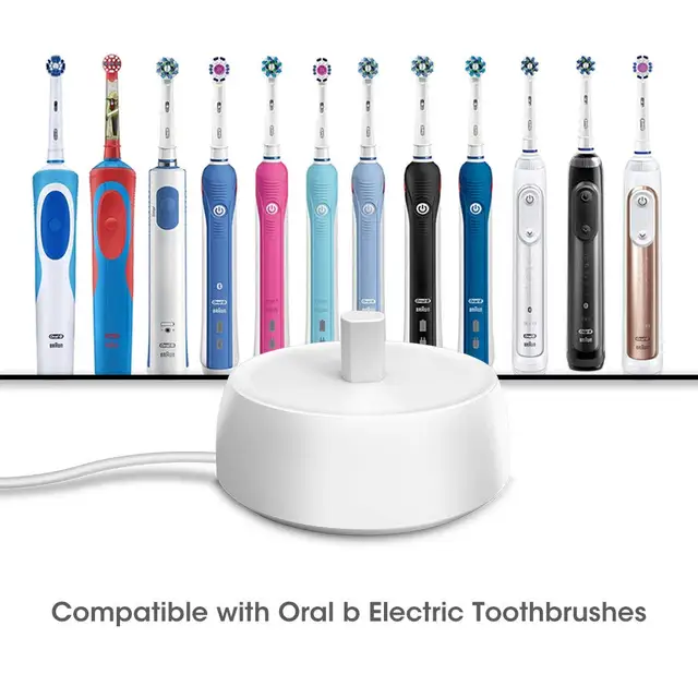 Cargador de cepillo de dientes eléctrico Oral B para Braun Modelo 3757,  Reemplazar Pro 3 / pro 2 / pro 1, Pro 600 700 1000 2000 2900 3000 3900,  Vitality Genius Smart Io Ser