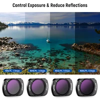 NEEWER 16 Pack Filter Set for Pocket 3 PL Black Diffusion 1/4 1/8 UV Light Pollution CPL Compatible with DJI Osmo Pocket 3 2
