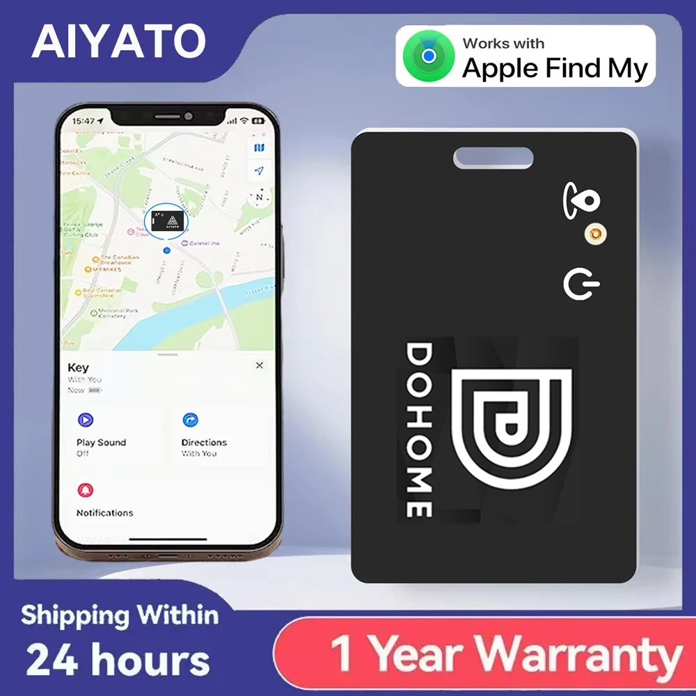GPS Tracker Aiyato Smart Magnetic Charge Locator For Apple Find My App