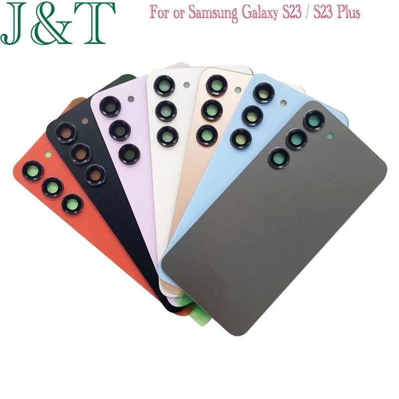 Glass Phone Back Cover For Samsung Galaxy S23 with Camera