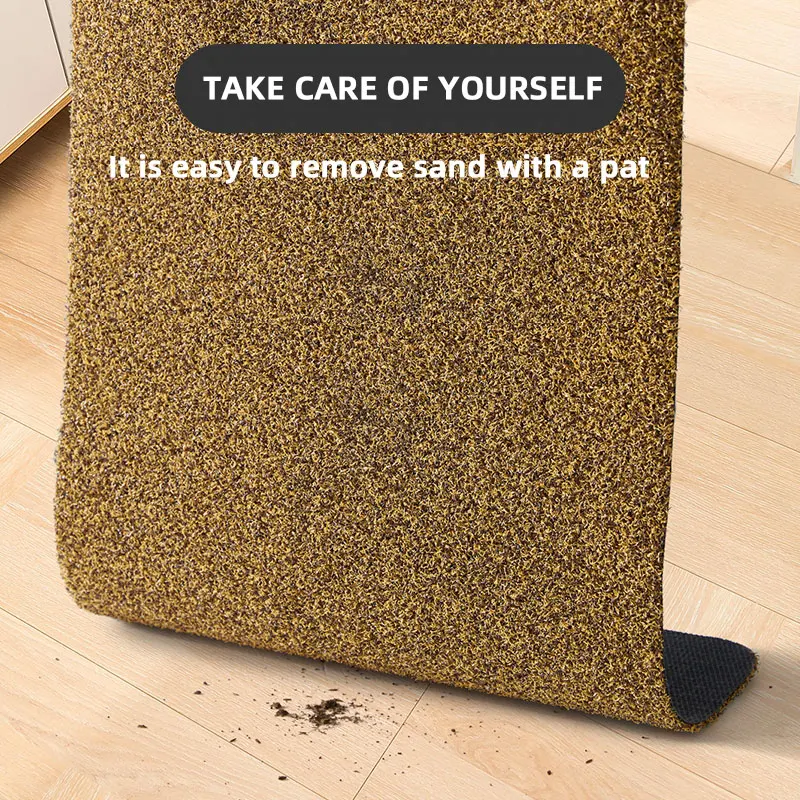 Floor mat Coconut silk floor mat mud scraping dust removal anti slip doormat household entrance adjustable for cutting