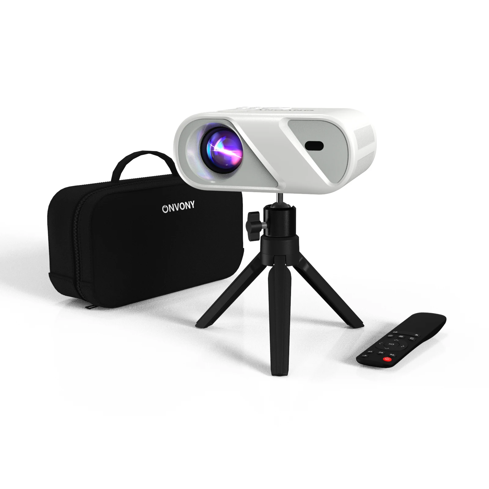 Mini Projector Portable Projector Video Projector ONVONY A1 Portable Native 1080P WiFi Mini Projector LED Wireless Projector Movie Bluetooth Full HD 1080P Home Theater
