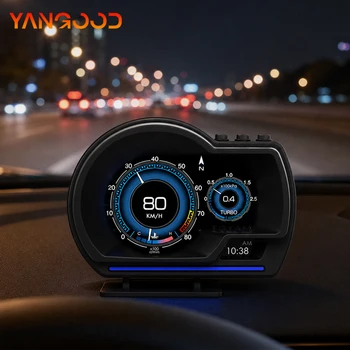 Display Head-up HUD per Auto OBD2 GPS, Tachimetro Intelligente con Allarme Turbo RPM per Camion - Automotive Advanc
