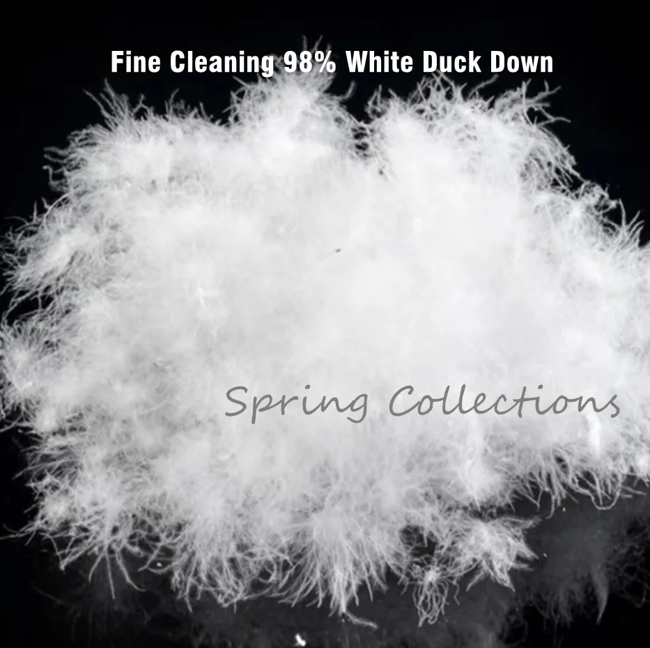 150g 98% Fine Cleaning pure large white duck down,DIY down pillow core coat down bulk duck high cleanliness bulk
