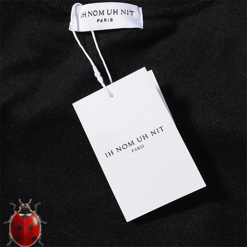 IH NOM UH NIT Signature Male Pearls Masked Print Sweatshirts Men Women Oversize Sweatshirts Hoodie Terry Clothes