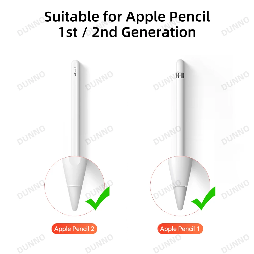 For Apple Pencil Drawing Tip 2B & HB & Thin Tip & Transparent Nib for Apple Pencil 1st 2nd Generation Nib iPad Stylus Pen